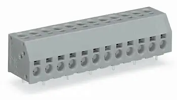 Быстроразъемная клемма WAGO 253-111, 11 pin, 0.50мм² - 1.50мм², 320В, 17.5А, CS: 5мм, (80 шт)