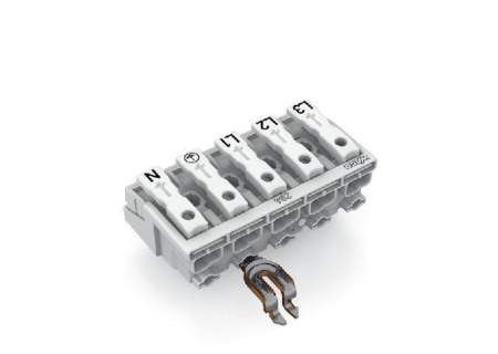 Разъем питания сети WAGO 294-5315, 5 pin, 0.5мм² - 1.5мм², 24А, (250 шт)