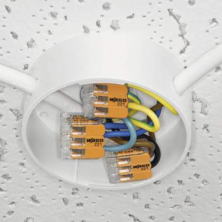 Клеммник WAGO 221-612, 2 pin, 0.50мм² - 6мм², 450В, 41А, (1 шт)