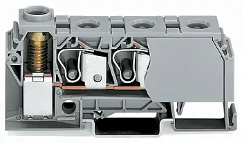 Клемма WAGO 284-621, 4 pin, 0.20мм² - 10мм², 125А, конф: L, (15 шт)