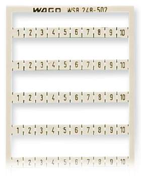 Система быстрой маркировки WAGO 248-502, Оттиск: 1 - 10, (5 шт)
