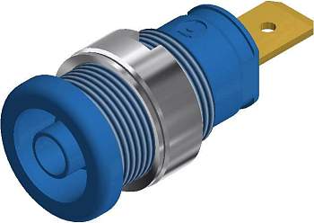 972356102, SKS-HIRSCHMANN SEB 2620 F6,3 - Лабораторное гнездо, Ø-контакта: 4 мм, синий : 1 шт.