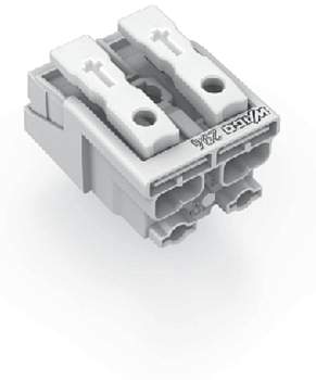 Разъем питания сети WAGO 294-5002, 2 pin, 0.5мм² - 1.5мм², 24А, (1000 шт)