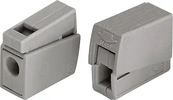 Клемма для осветительного оборудования WAGO 224-101, 2 pin, 0.5мм² - 2.5мм², 400В, 24А, (1 шт)