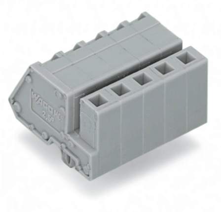 Розетка для подключения кабеля WAGO 731-504/008-000, 4 pin, 0.08мм² - 2.5мм², 300В, 15А, CS: 5мм, (50 шт)