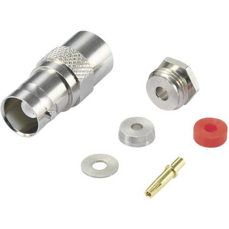 BNC-разъем, 50 Ом, TRU-COMPONENTS 734037 : 1 шт.