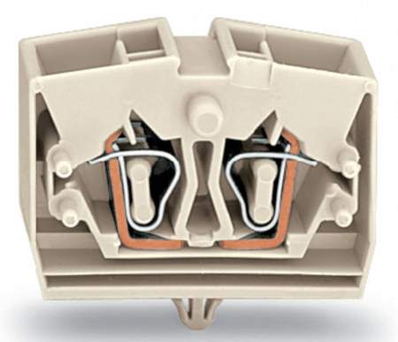 Клемма WAGO 264-280, 4 pin, 0.08мм² - 2.50мм², 690В, 23А, конф: L, (100 шт)