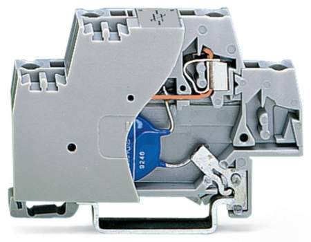 Клемма WAGO 280-502/281-586, 2 pin, 0.08мм² - 2.50мм², 24В, 20А, конф: L, (50 шт)