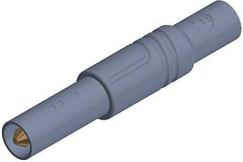934097106, SKS-HIRSCHMANN LAS S G - Штекер с ламелями, Ø-контакта: 4 мм, серый : 1 шт.