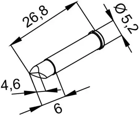 Паяльное жало Ersa 0102CDLF46A 
