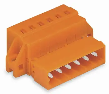 Штифтовая планка WAGO 231-635/019-000, 5 pin, 0.08мм² - 2.50мм², 320В, 12А, CS: 5.08мм, (50 шт)