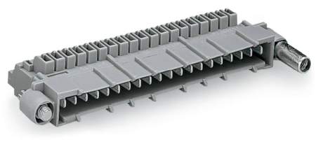 Штифтовая планка WAGO 246-114, 20 pin, 0.08мм² - 2.50мм², 630В, 16А, (15 шт)