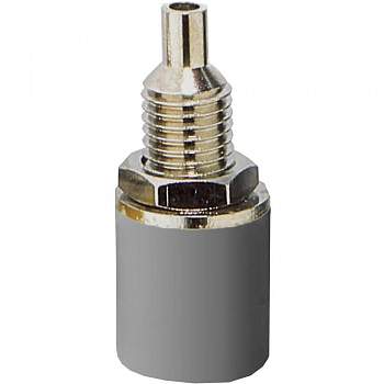 Лабораторное гнездо TRU Components 1582679, Ø-контакта: 4 мм, серый : 1 шт.