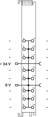 Модуль питания ПЛК WAGO 750-1606 