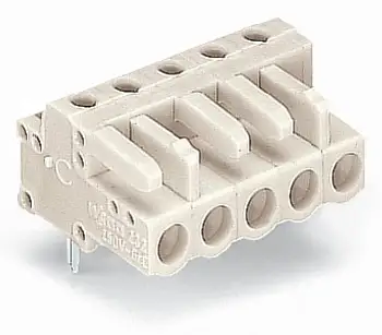 Розетка для подключения к печатной плате WAGO 722-250, 20 pin, 320В, 15А, CS: 5мм, (10 шт)