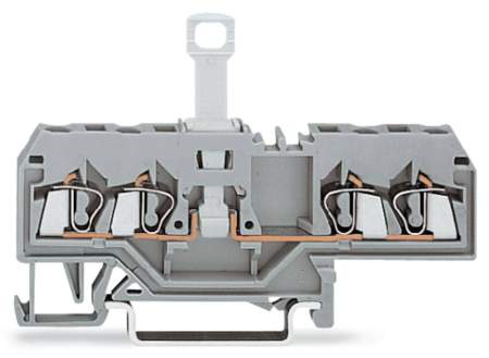 N клемма с разделителем WAGO 280-695, 4 pin, 0.08мм² - 2.50мм², 400В, 10А, (50 шт)