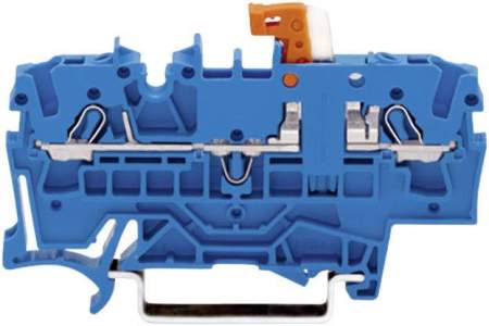 N клемма WAGO 2002-1674, 2 pin, 0.25мм² - 4мм², 400В, 16А, конф: N, (1 шт)