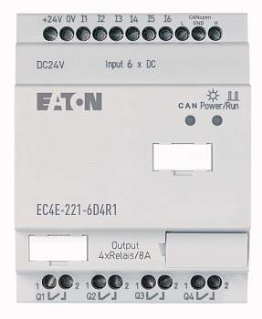 Модуль ввода/вывода ПЛК Eaton 114296 EC4E-221-6D4R1