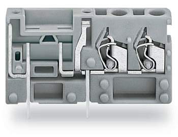 Быстроразъемная клемма WAGO 742-161, 1 pin, 0.08мм² - 2.50мм², 320В, CS: 5мм, (200 шт)