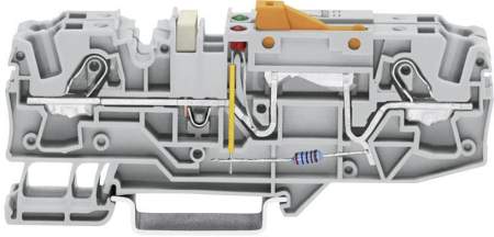 N клемма WAGO 2006-1671/1000-848, 4 pin, 0.50мм² - 10мм², 500В, 30А, конф: L, (1 шт)