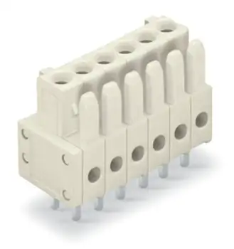 Розетка для подключения к печатной плате WAGO 734-474, 14 pin, 160В, 10А, CS: 3.50мм, (50 шт)