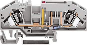 Клемма предохранителя WAGO 282-698/281-429,  - 6мм², 12В;24В, 25А, (1 шт)