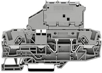 Клемма предохранителя WAGO 2006-1631, 2 pin, 0.50мм² - 10мм², 800В, 10А, конф: L, (1 шт)