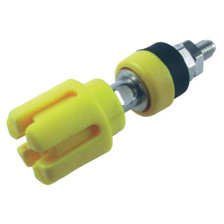 CL159775, CLIFF - Полюсный зажим TP/6, 30 А, желтый : 1 шт.