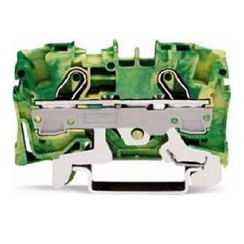 PG клемма WAGO 2006-1207, 2 pin, 0.50мм² - 10мм², 41А, конф: Terre, (1 шт)