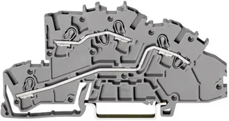 Промышленная клеммная колодка WAGO 2003-7642, 2 pin, 0.25мм² - 4мм², 400В, 32А, конф: L;L, (1 шт)