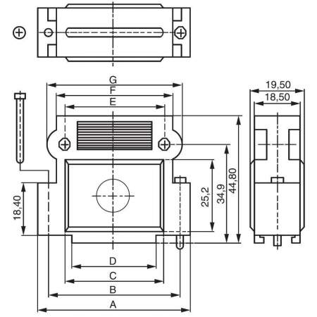Корпус BKL ELECTRONIC для SUB-D разъемов 25 контактов