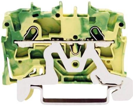 PG клемма WAGO 2001-1207, 2 pin, 0.25мм² - 2.50мм², 18А, конф: Terre, (1 шт)