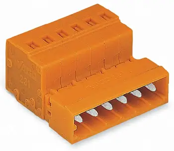 Штифтовая планка WAGO 231-638, 8 pin, 0.08мм² - 2.50мм², 320В, 12А, CS: 5.08мм, (50 шт)