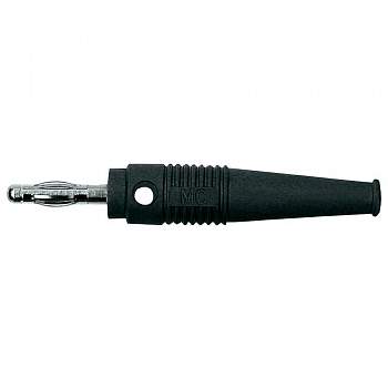 64.9199-21, Stäubli L-41Q - Штекер с ламелями, Ø-контакта: 4 мм, черный : 1 шт.