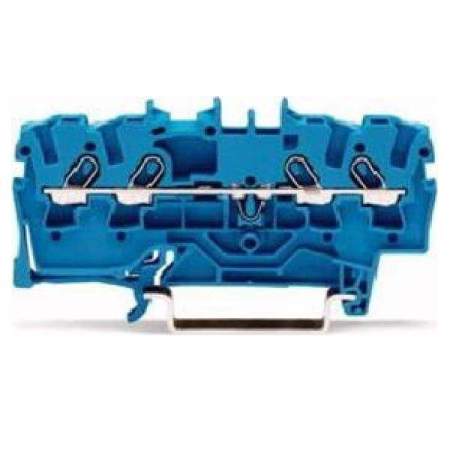 Клемма WAGO 2001-1404, 4 pin, 0.25мм² - 2.50мм², 800В, 18А, конф: N, (1 шт)