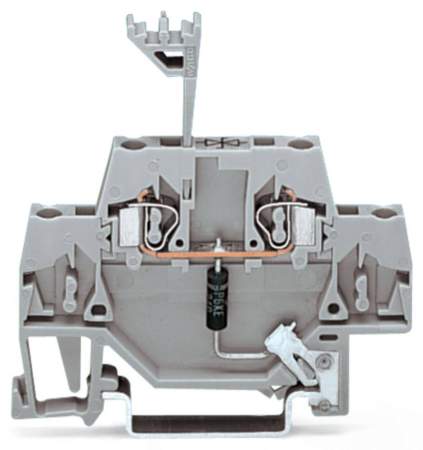 Клемма WAGO 280-502/281-602, 2 pin, 0.08мм² - 2.50мм², 24В, 20А, конф: L, (50 шт)