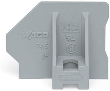 Торцевая пластина WAGO 745-345, (50 шт)