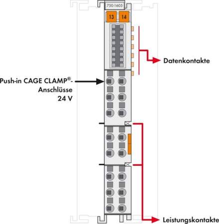 Модуль питания ПЛК WAGO 750-1605 