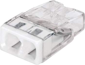 Винтовая клемма WAGO 2273-202, 2 pin, 0.5мм² - 2.5мм², 450В, 24А, (1 шт)