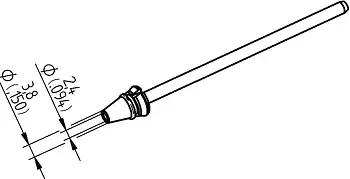 Наконечник для распайки Ersa 0742ED2438H 