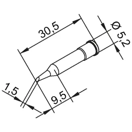 Паяльное жало Ersa 0102ADLF15 