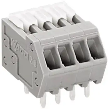 Быстроразъемная клемма WAGO 218-505, 5 pin, 0.08мм² - 0.50мм², 160В, 6А, CS: 2.54мм, (1 шт)