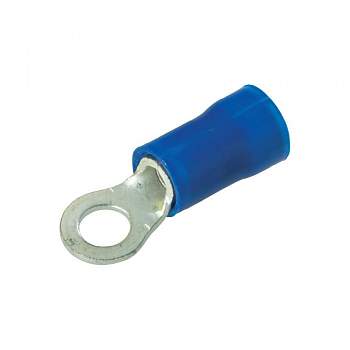 Наконечник кольцевой 2.6 мм² Ø=3.2 мм, синий, TE Connectivity 34158 1 шт.