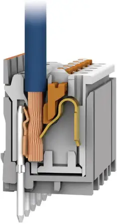 Стандартная розетка WAGO 2091-1176, 6 pin, 160В, CS: 3.50мм, (1 шт)