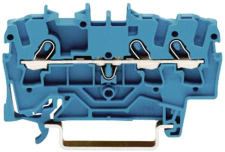 Клемма WAGO 2001-1304, 3 pin, 0.25мм² - 2.50мм², 800В, 18А, конф: N, (1 шт)