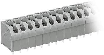 Быстроразъемная клемма WAGO 250-508, 8 pin, 0.50мм² - 1.50мм², 320В, 2А, CS: 5мм, (1 шт)