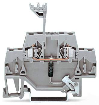Клемма WAGO 280-502/281-602, 2 pin, 0.08мм² - 2.50мм², 24В, 20А, конф: L, (50 шт)