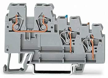 Клемма бесконтактного переключателя WAGO 270-560, 4 pin, 0.08мм² - 2.50мм², 250В, 18А, конф: L, (50 шт)