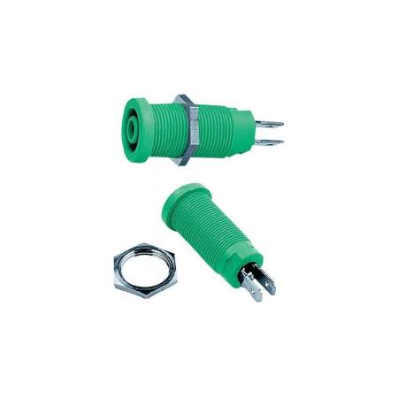 Лабораторное гнездо Stäubli XEB-1R, Ø: 4 мм, зеленый