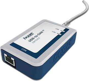 Активный USB интерфейс Ixxat 1.01.0281.12002 USB-to-CAN V2 compact, гальванически изолирована, RJ45